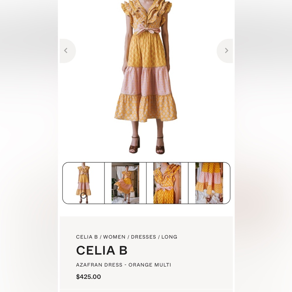 Celia B Azafran Dress